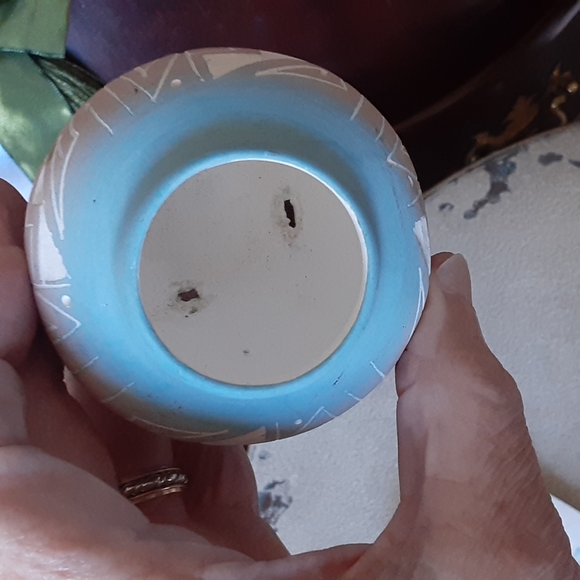 Signed Small Mesa Verde Pottery Vessel USA Navajo COLORADO - Picture 4 of 6